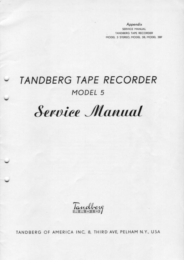 TB5 servicemanual engelsk, PDF