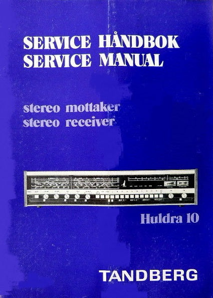 Servicemanual til Huldra 10, PDF