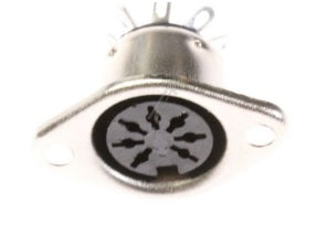 Kontakt DIN Chassis hun 7-pin (pol) 270gr.