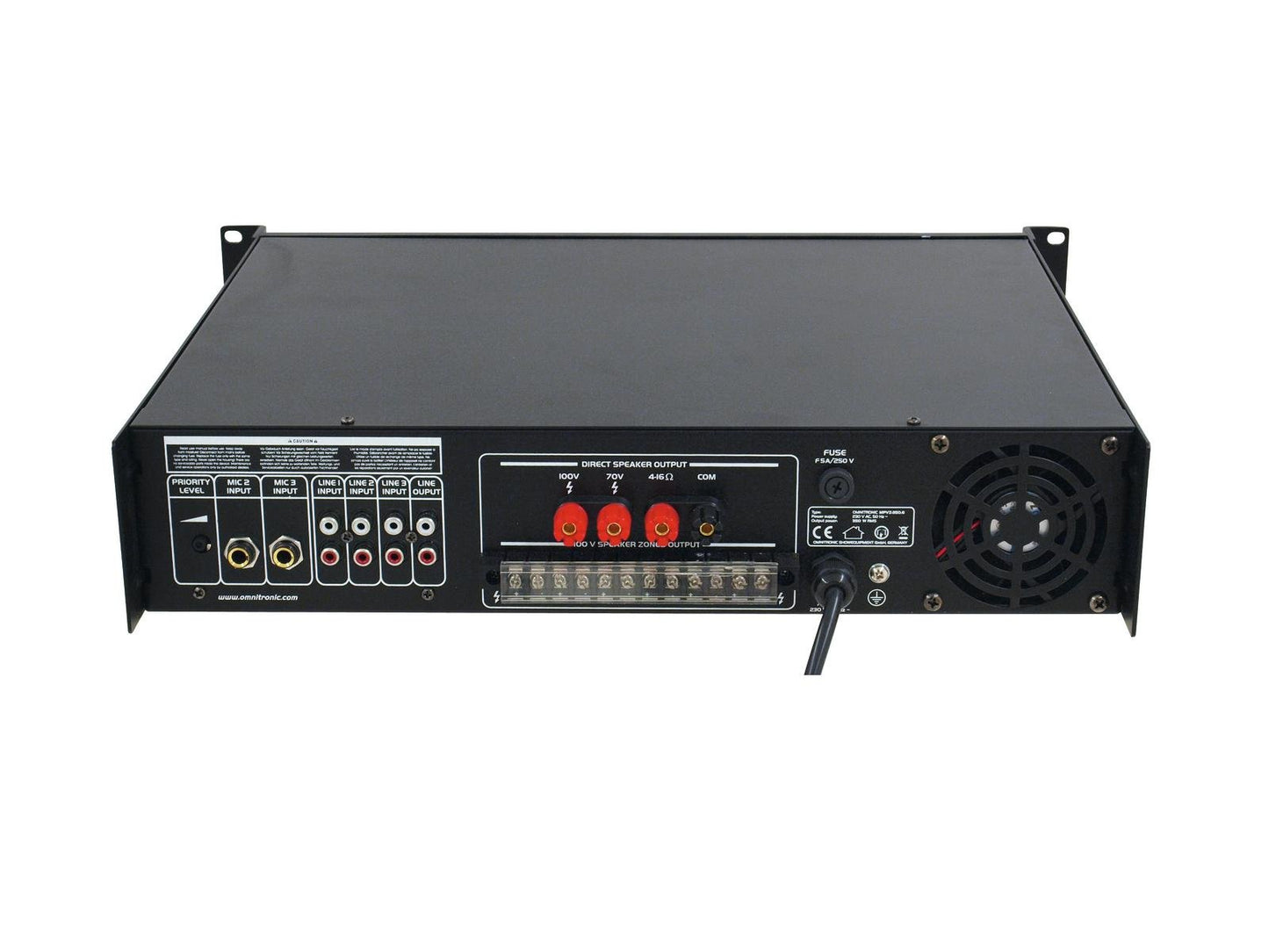 MPVZ-350.6 Amplifier 350w 6-soner OMNITRONIC