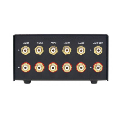 AUDIO INPUT SWITCH 5-1, SØLV, DYNAVOX, AUX-S