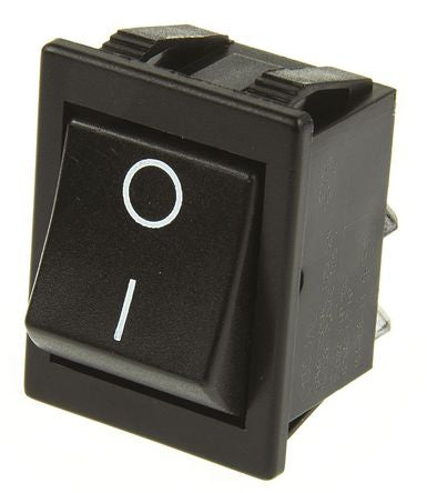 DPST Rocker Switch, On-Off 16 A 250VAC 30x22mm&nbsp;