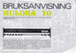 Brukermanual til Huldra10, PDF, Norsk, 6s
