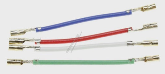 KABEL TIL PICKUP ARM, HC-GOLD, Headshell kabel