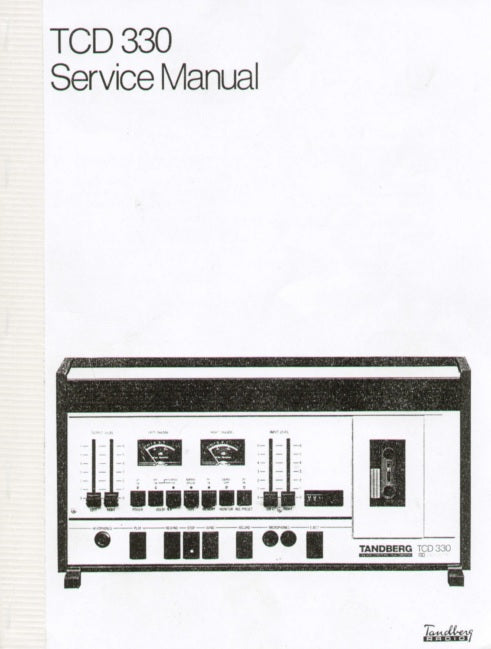 Servicemanual til TCD330 PDF Norsk 30s.