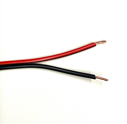 Kabel Høyttaler 2X0,75MM² Rød/Svart CCA (Cu / AL)