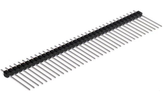 36 Way, 1 Row, Straight Pin Header