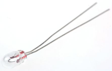 LAMPE 6V 40MA 3mm, T1, TRÅDENDER SUBMINIATUR